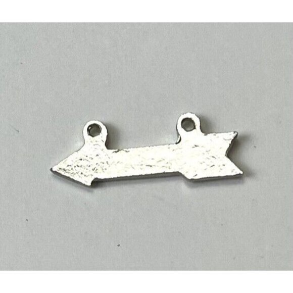 VTG 3/8" White/Silvertone CAA Archery NAA JOAD Olympic Arrow JR YEOMAN AWARD BAR - Picture 3 of 3